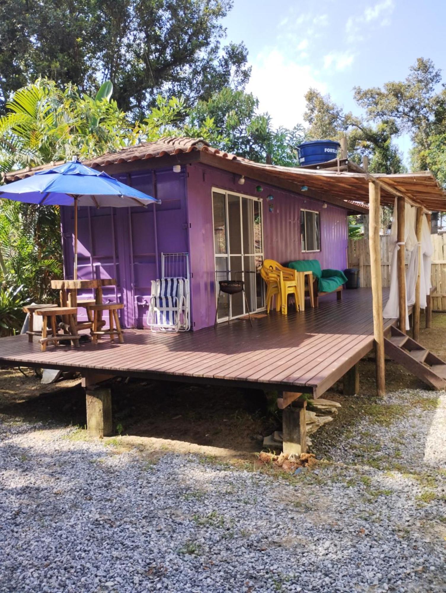 Kitnet Conteiner Climatizada Villa Ubatuba Exteriör bild